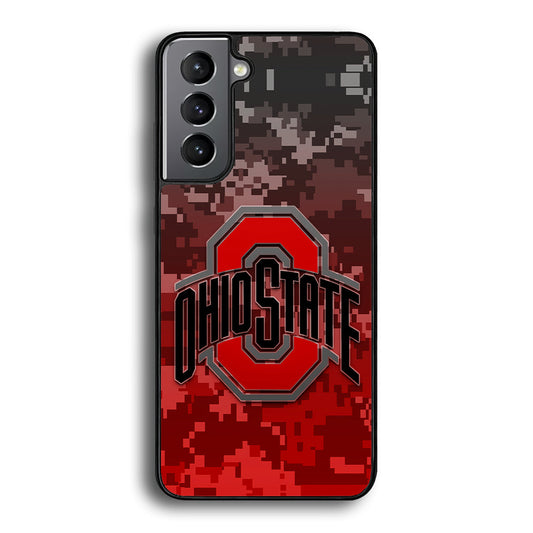 Ohio State Pixel Art Samsung Galaxy A15 Case-Phone Case-Tempered Glass Case-Altracase