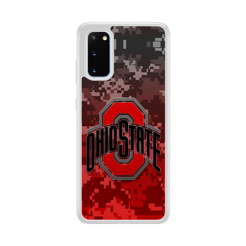 Ohio State Pixel Art Samsung Galaxy S20 Case