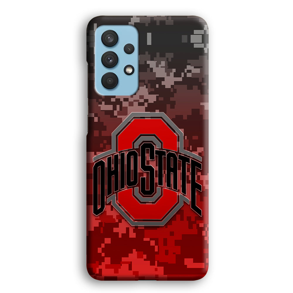 Ohio State Pixel Art Samsung Galaxy A32 Case