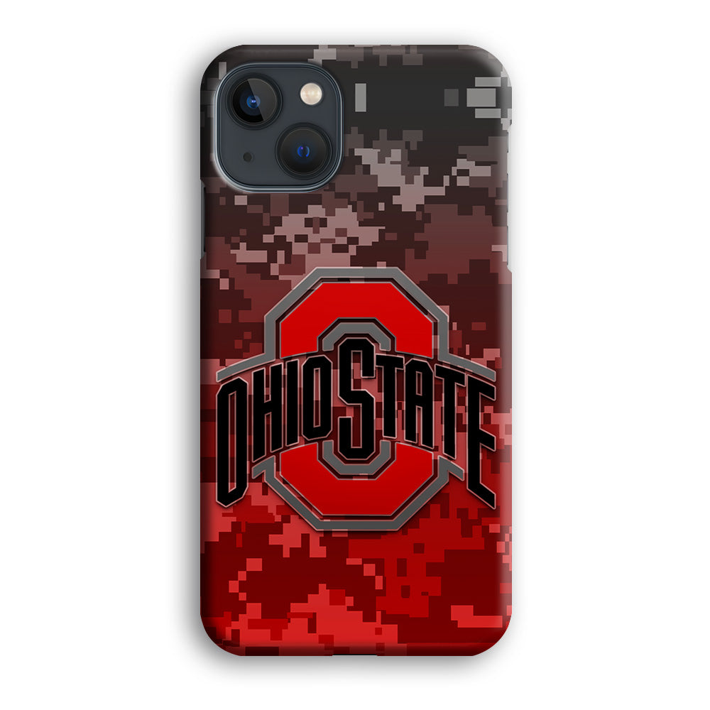 Ohio State Pixel Art iPhone 14 Plus Case