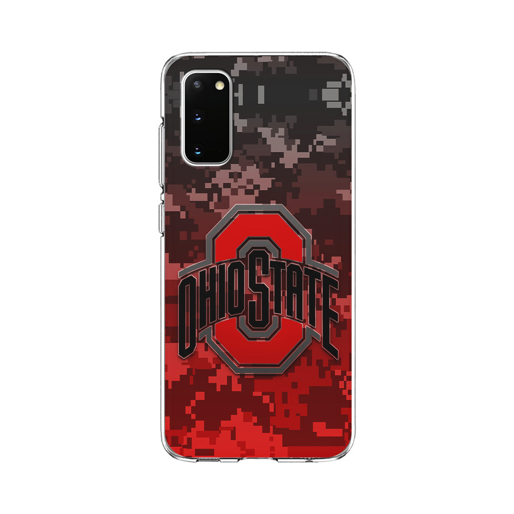 Ohio State Pixel Art Samsung Galaxy S20 Case