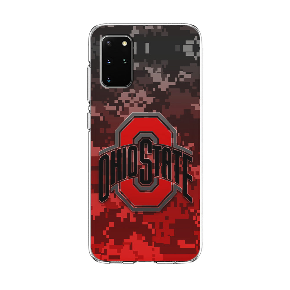 Ohio State Pixel Art Samsung Galaxy S20 Plus Case