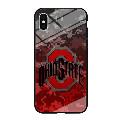 Ohio State Pixel Art iPhone Xs Max Case
