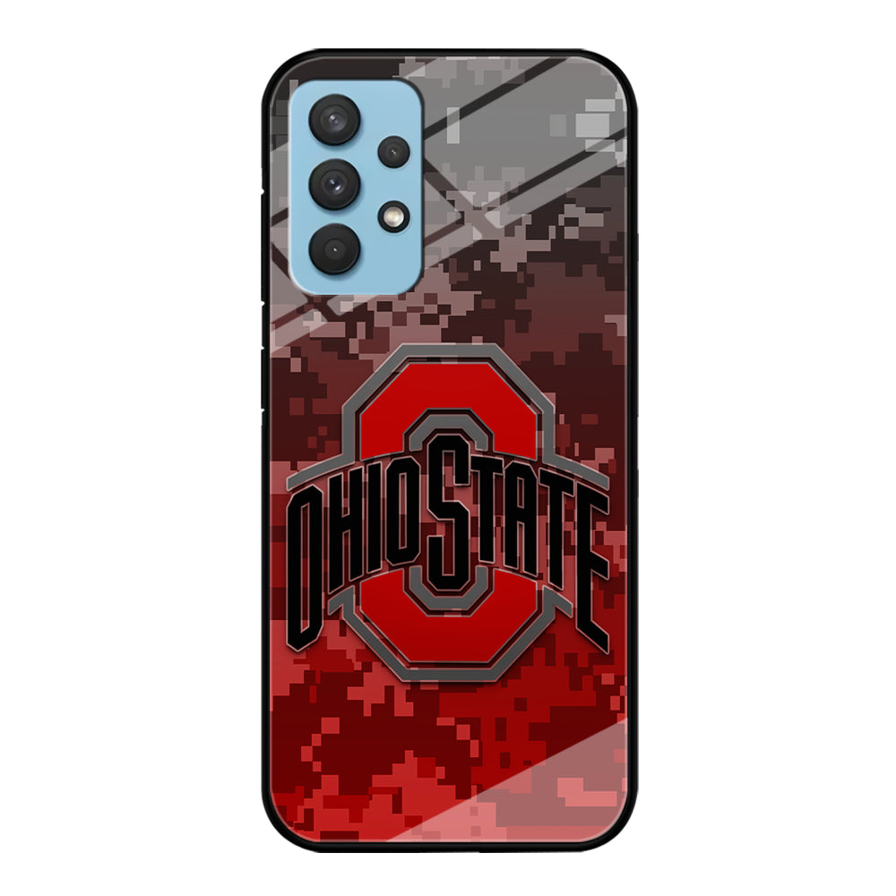 Ohio State Pixel Art Samsung Galaxy A32 Case