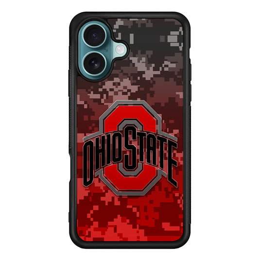Ohio State Pixel Art iPhone 16 Case - Altracase