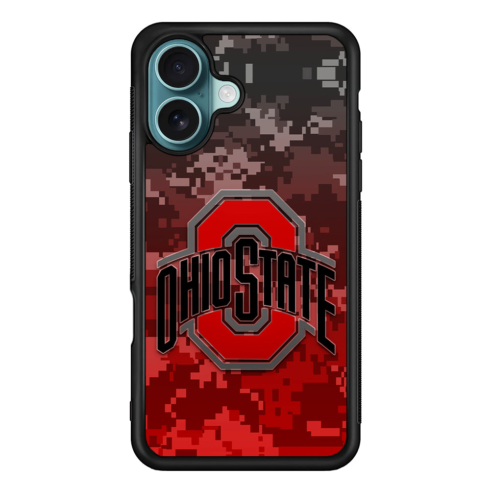 Ohio State Pixel Art iPhone 16 Plus Case - Altracase
