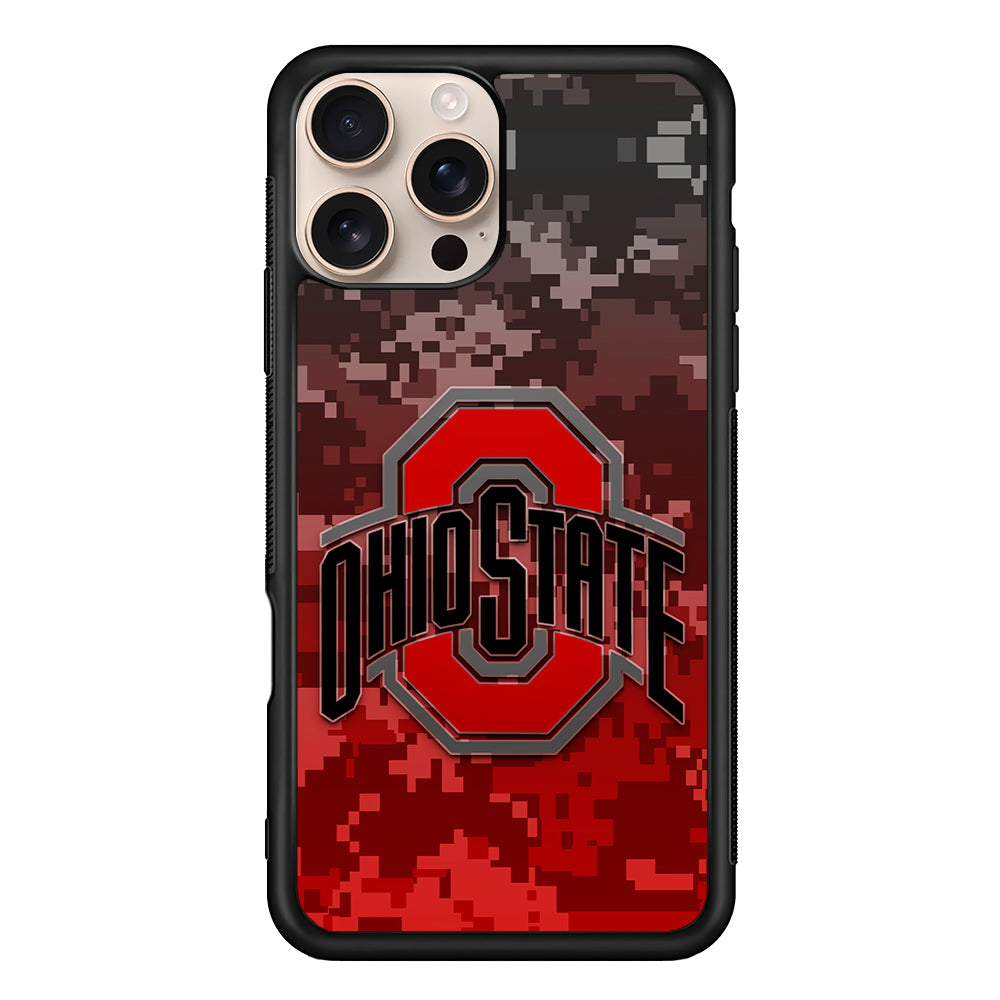 Ohio State Pixel Art iPhone 16 Pro Max Case - Altracase