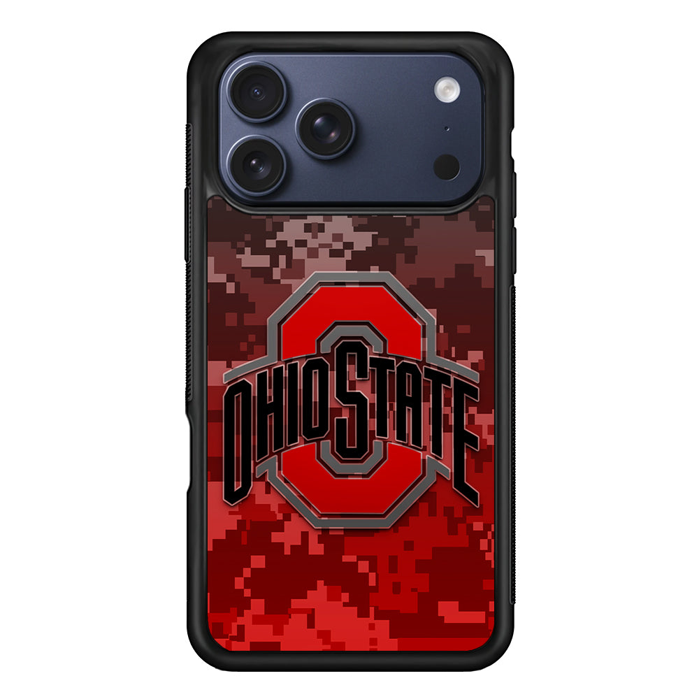 Ohio State Pixel Art iPhone 17 Pro Max Case - Altracase