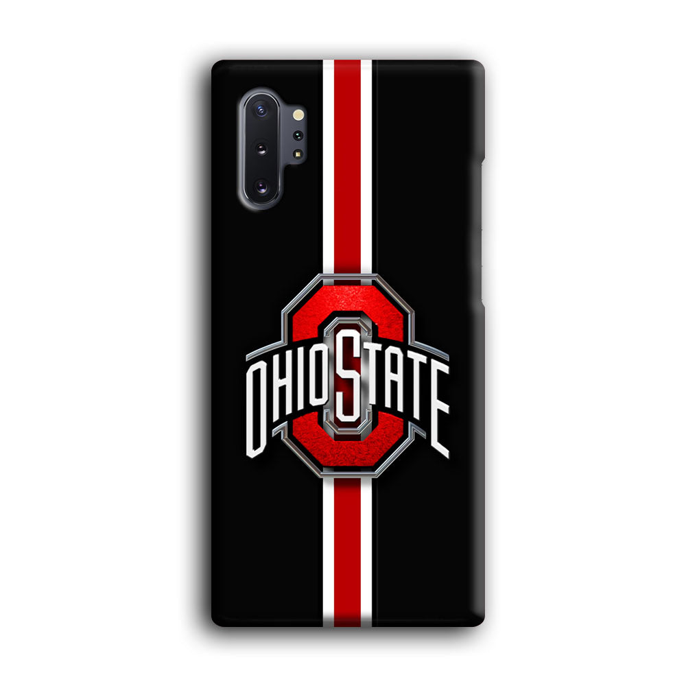 Ohio State White Red Line Samsung Galaxy Note 10 Plus Case