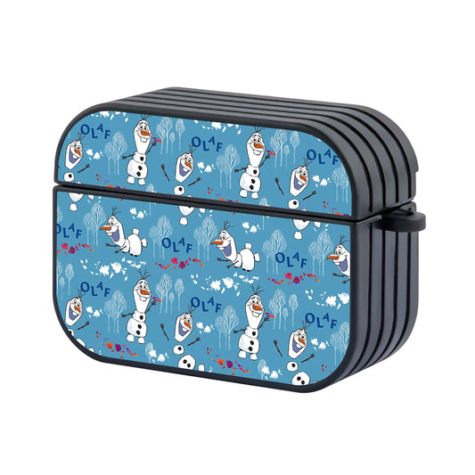 Olaf Snow Frozen Pattern Apple Airpods Pro Case-AirPods Pro Case-Altracase