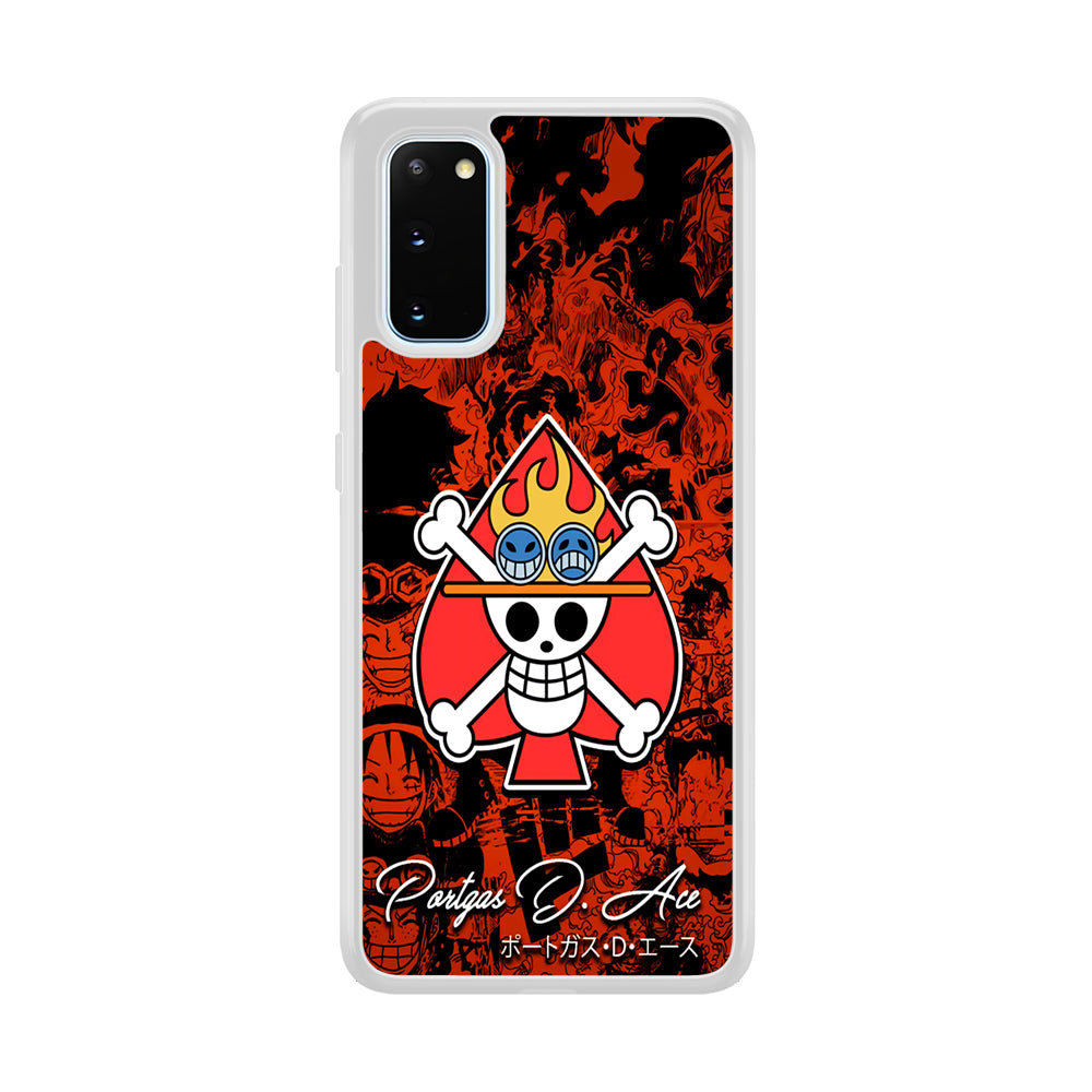 One Piece Ace Logo Comic Samsung Galaxy S20 Case