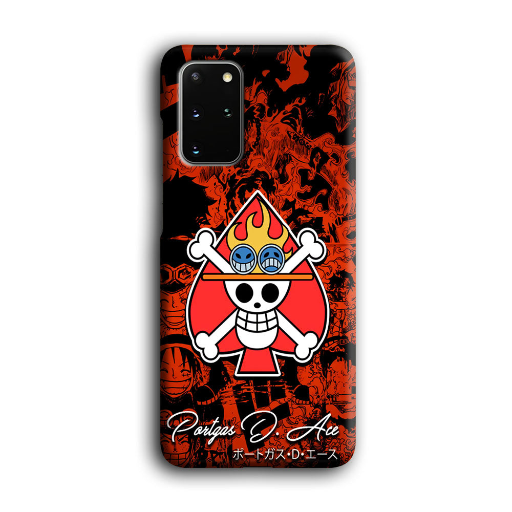 One Piece Ace Logo Comic Samsung Galaxy S20 Plus Case