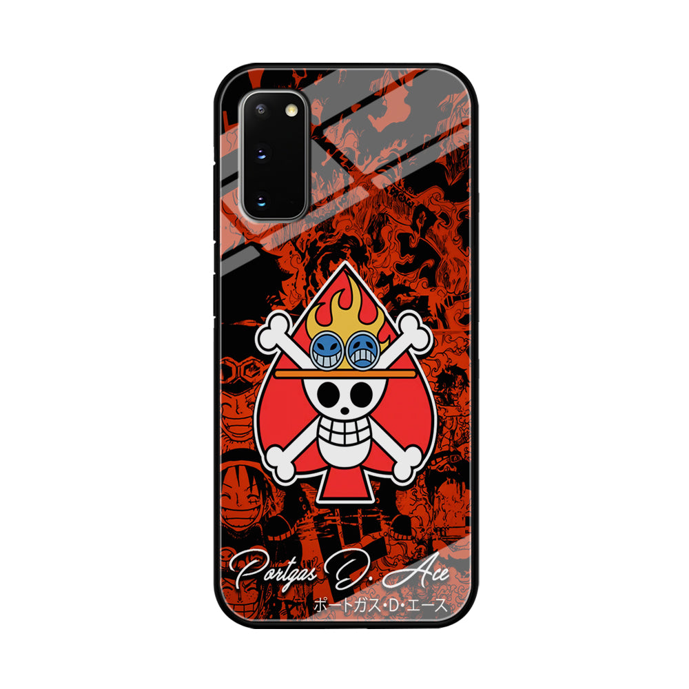 One Piece Ace Logo Comic Samsung Galaxy S20 Case