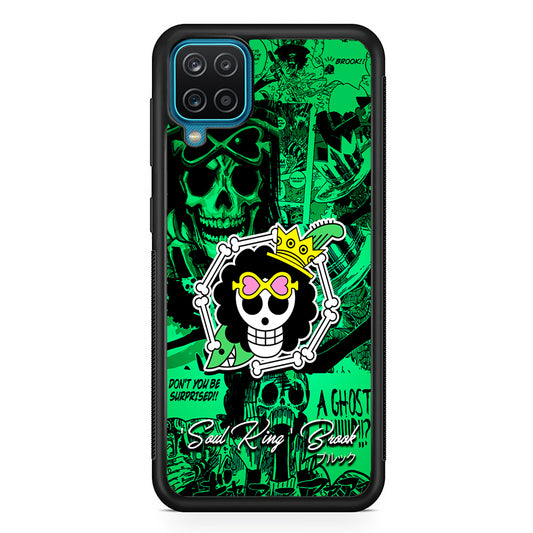 One Piece Brook Logo Comic Samsung Galaxy A12 Case