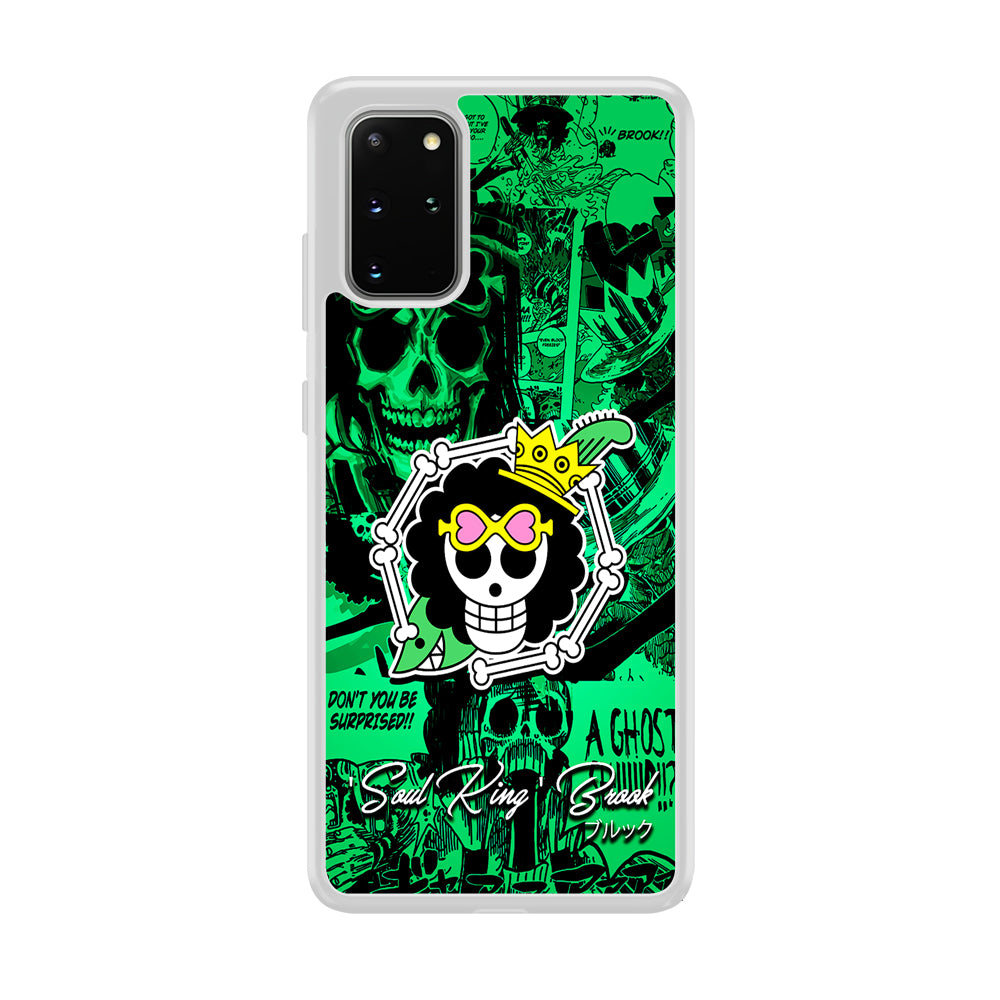 One Piece Brook Logo Comic Samsung Galaxy S20 Plus Case