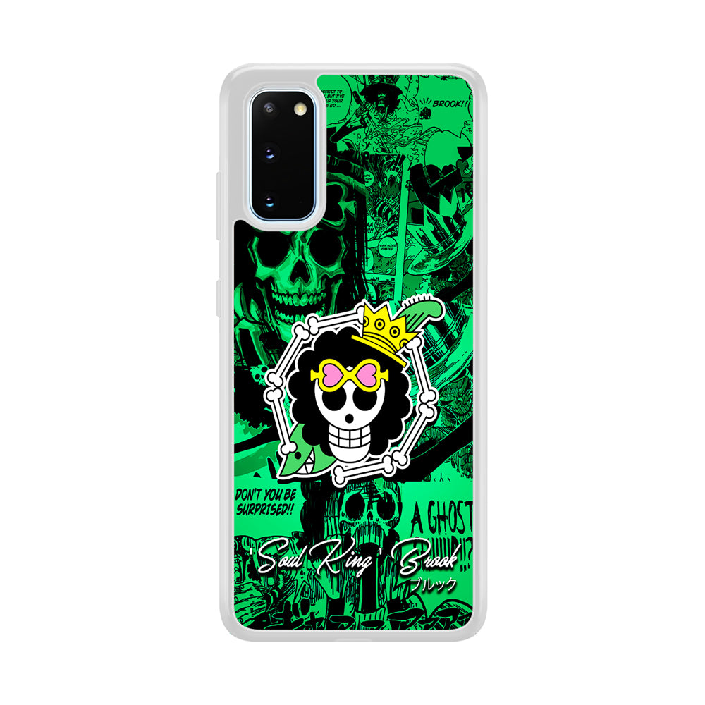 One Piece Brook Logo Comic Samsung Galaxy S20 Case