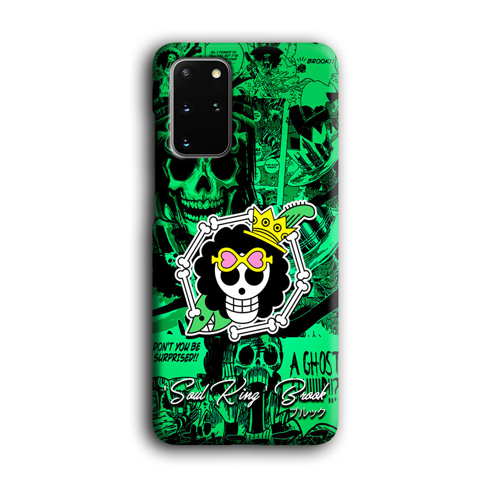 One Piece Brook Logo Comic Samsung Galaxy S20 Plus Case