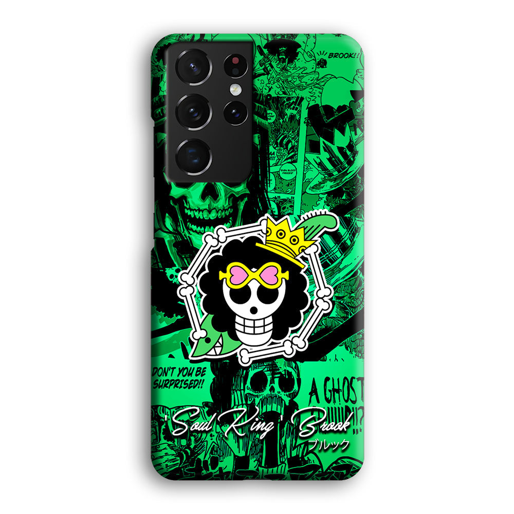 One Piece Brook Logo Comic Samsung Galaxy S22 Ultra Case