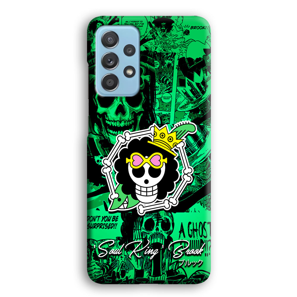 One Piece Brook Logo Comic Samsung Galaxy A52 Case