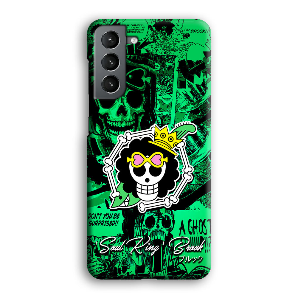 One Piece Brook Logo Comic Samsung Galaxy S24 Plus Case-Phone Case-3D Case-Altracase