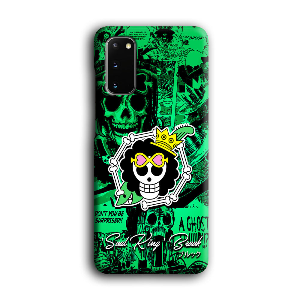 One Piece Brook Logo Comic Samsung Galaxy S20 Case