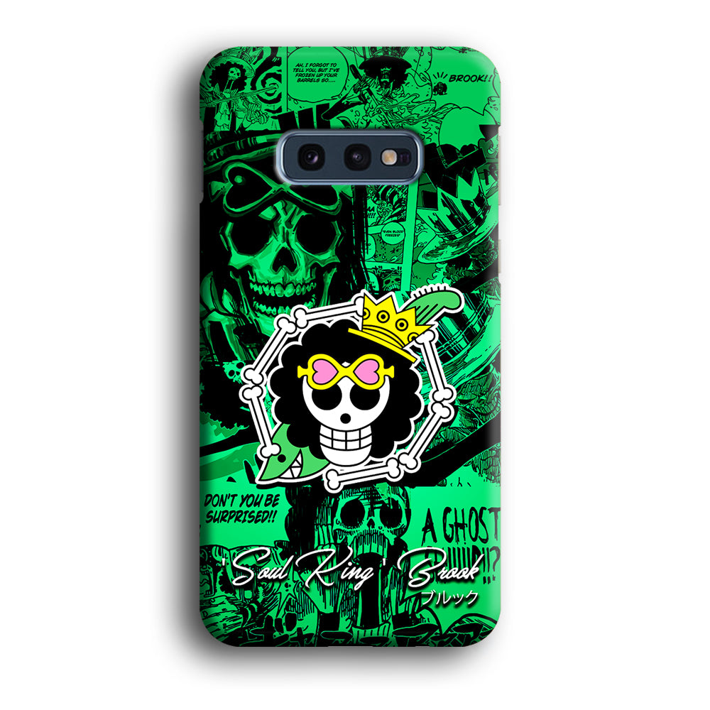 One Piece Brook Logo Comic Samsung Galaxy S10E Case