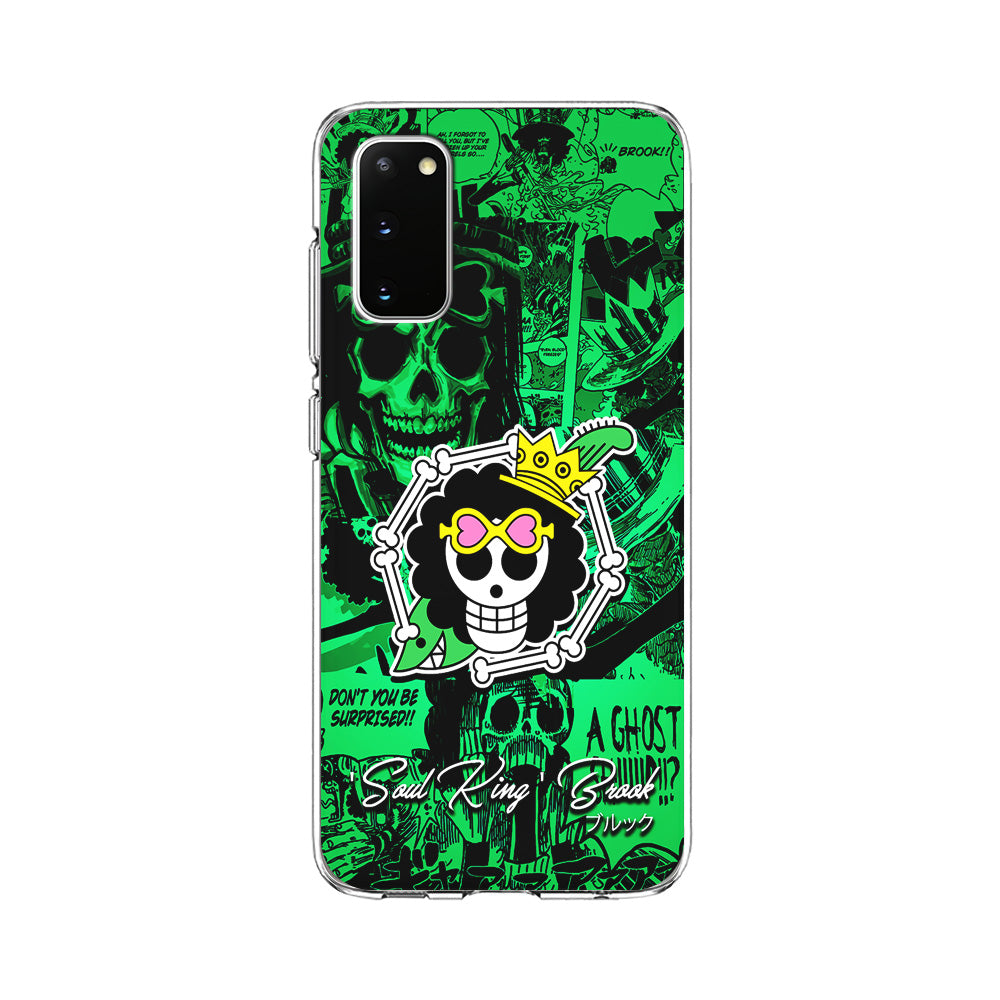 One Piece Brook Logo Comic Samsung Galaxy S20 Case