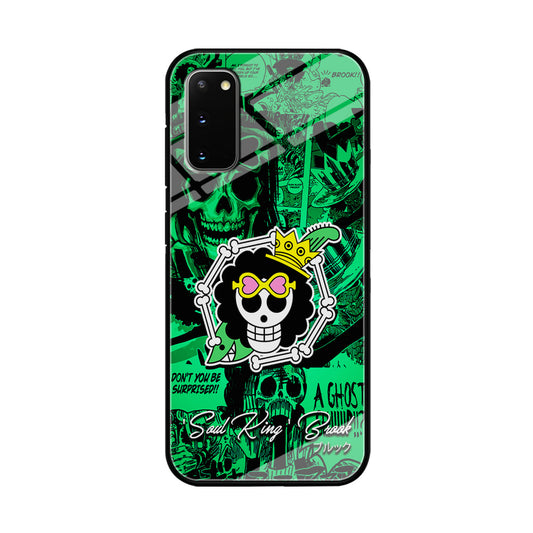 One Piece Brook Logo Comic Samsung Galaxy S20 Case