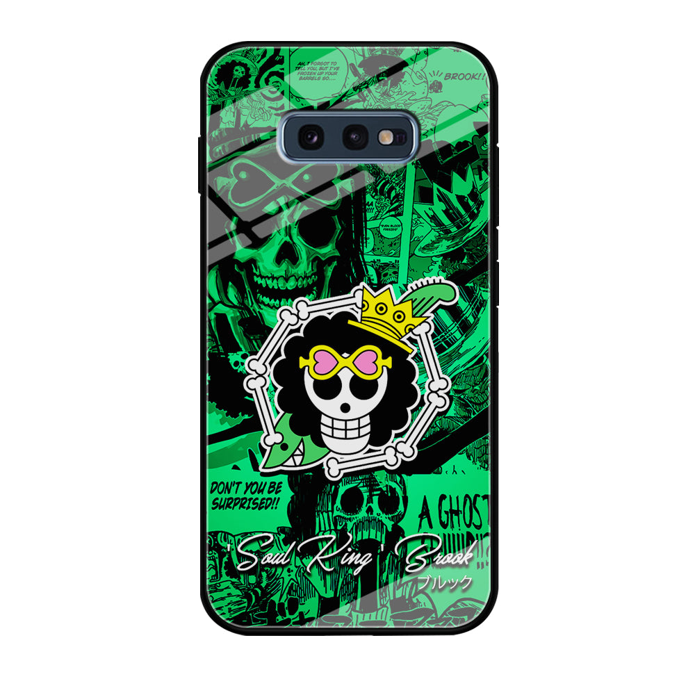 One Piece Brook Logo Comic Samsung Galaxy S10E Case