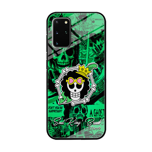 One Piece Brook Logo Comic Samsung Galaxy S20 Plus Case