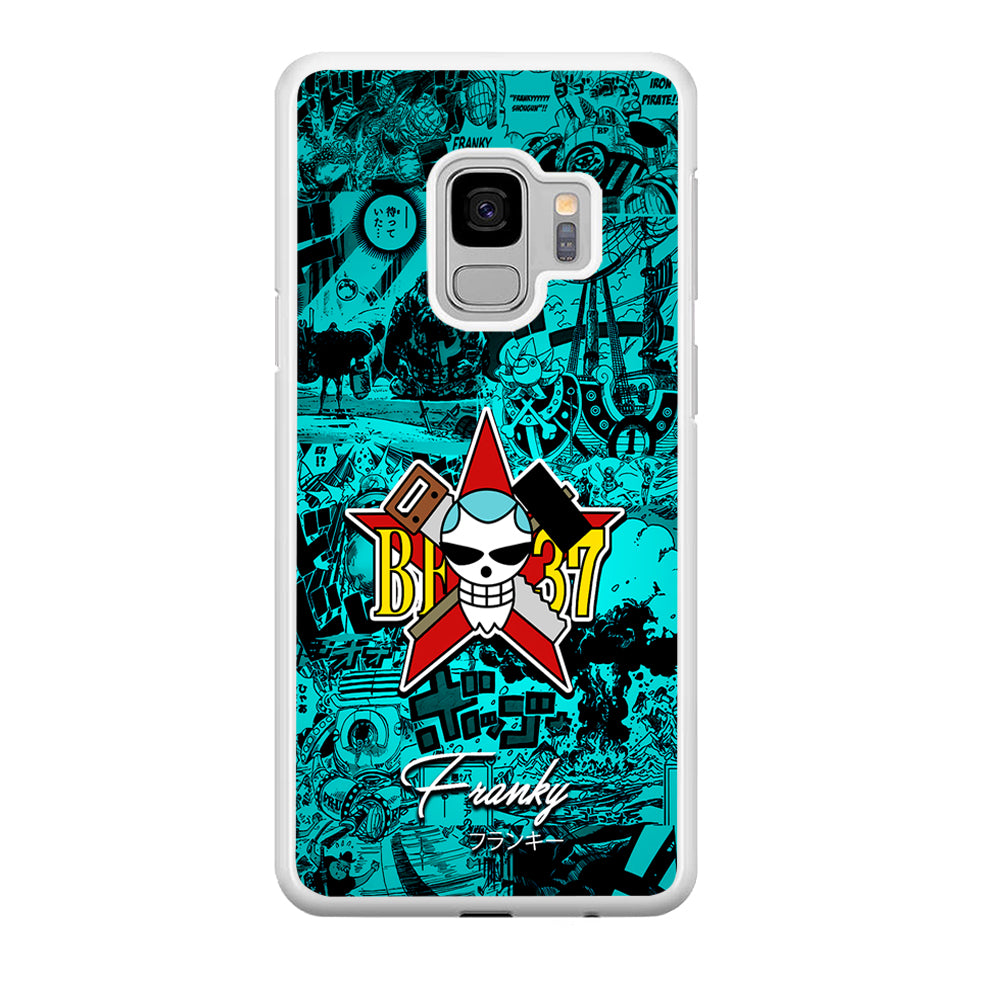 One Piece Franky Logo Comic Samsung Galaxy S9 Case