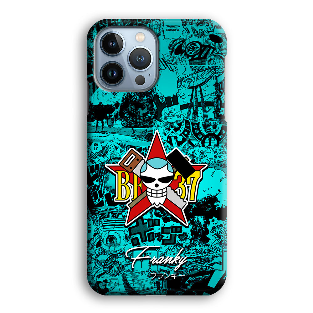 One Piece Franky Logo Comic iPhone 14 Pro Case