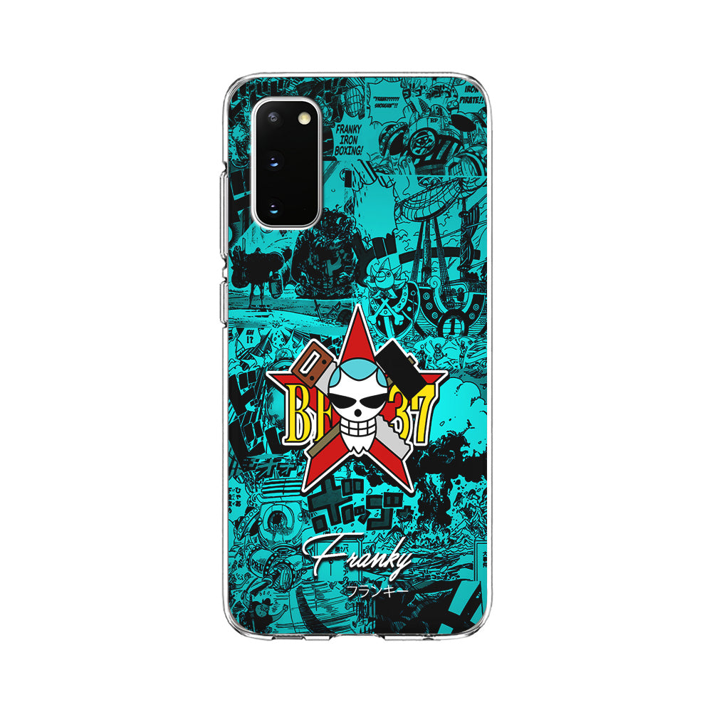 One Piece Franky Logo Comic Samsung Galaxy S20 Case