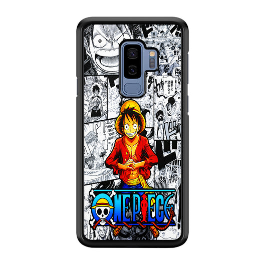 One Piece Luffy Comic Samsung Galaxy S9 Plus Case