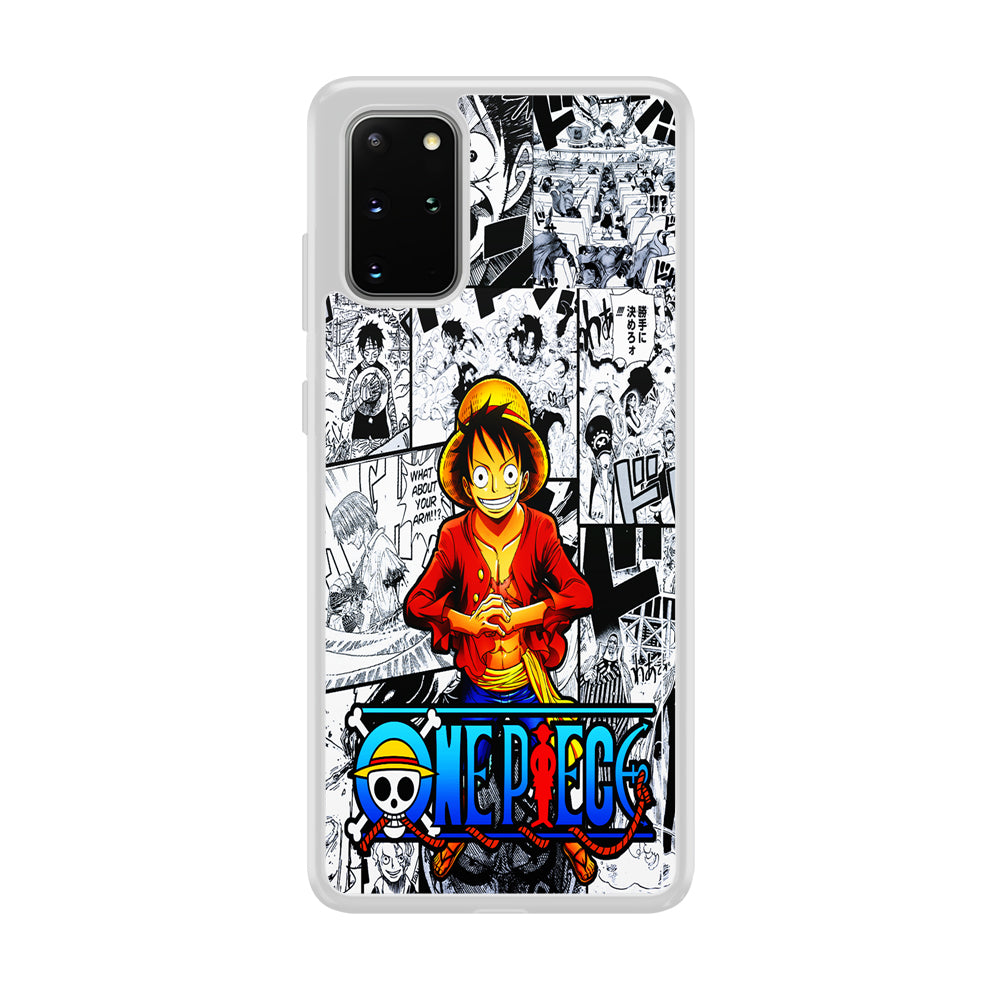 One Piece Luffy Comic Samsung Galaxy S20 Plus Case