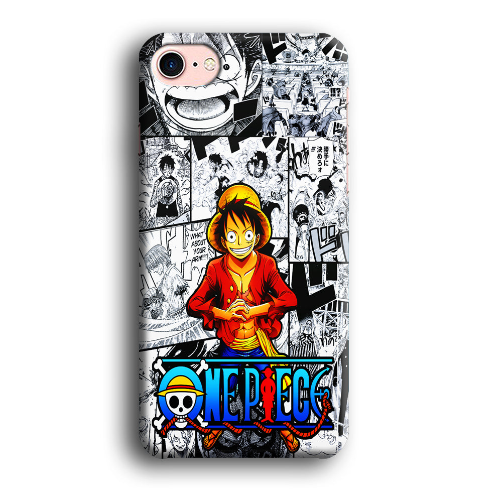 One Piece Luffy Comic iPhone SE 2020 Case