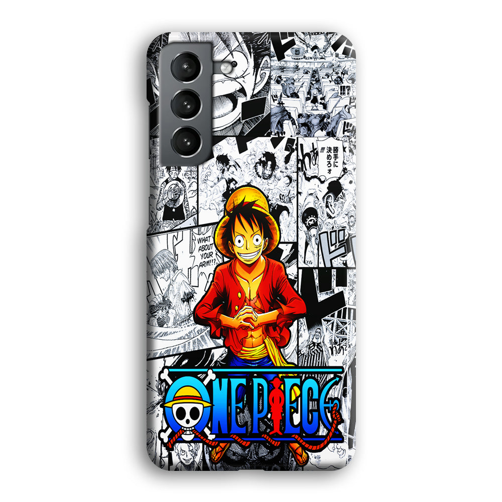 One Piece Luffy Comic Samsung Galaxy S22 Plus Case