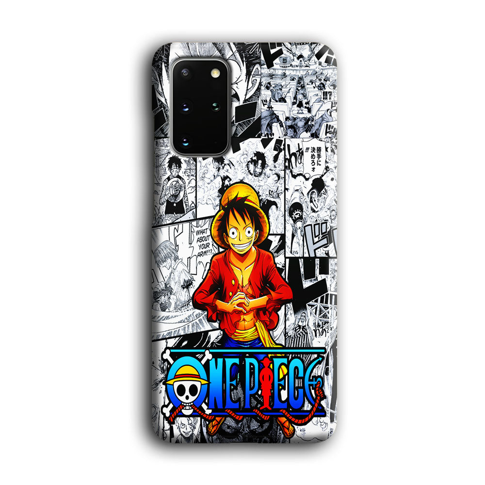 One Piece Luffy Comic Samsung Galaxy S20 Plus Case