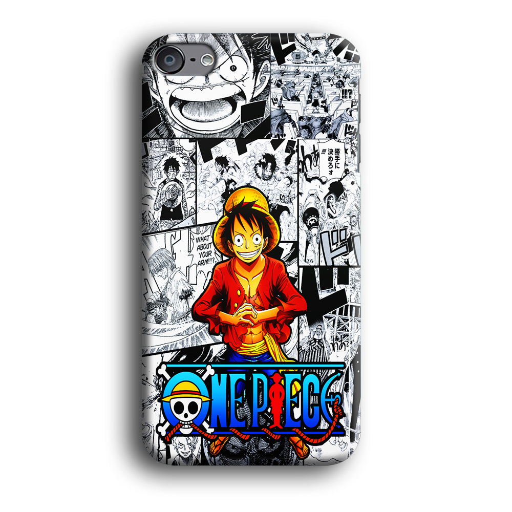 One Piece Luffy Comic iPod Touch 6 Case