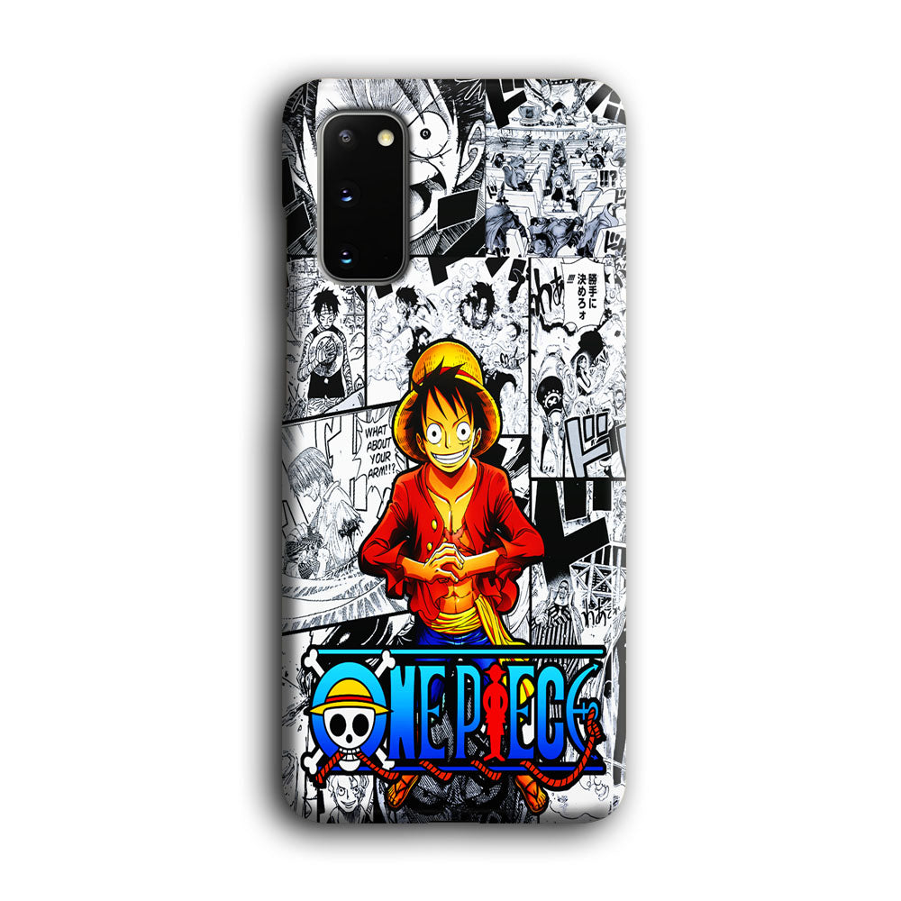 One Piece Luffy Comic Samsung Galaxy S20 Case