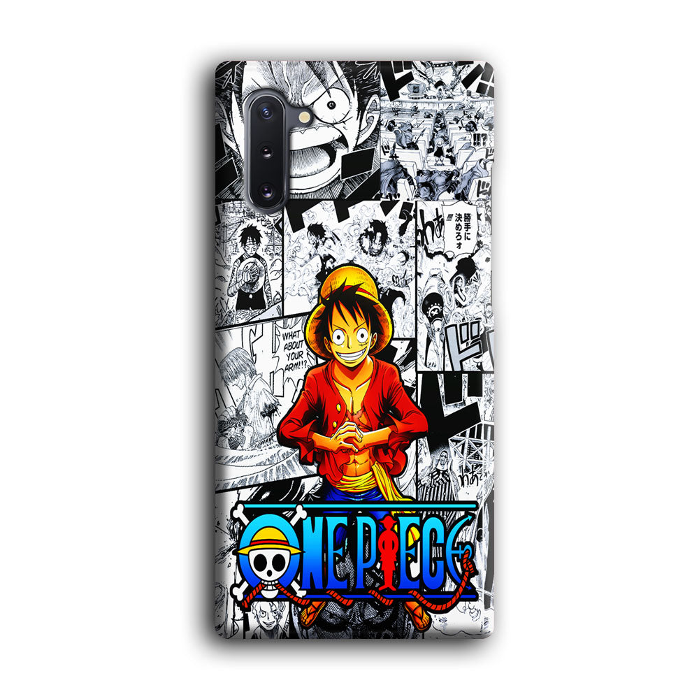 One Piece Luffy Comic Samsung Galaxy Note 10 Case