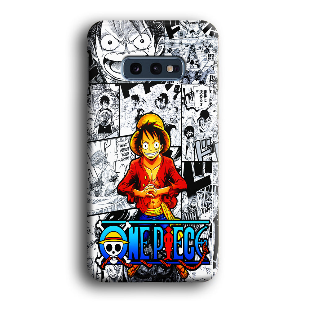 One Piece Luffy Comic Samsung Galaxy S10E Case