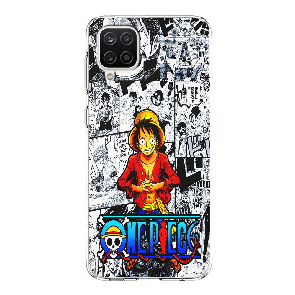 One Piece Luffy Comic Samsung Galaxy A12 Case