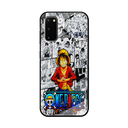 One Piece Luffy Comic Samsung Galaxy S20 Case