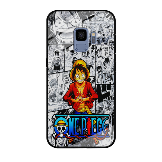 One Piece Luffy Comic Samsung Galaxy S9 Case