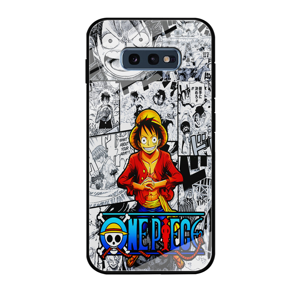 One Piece Luffy Comic Samsung Galaxy S10E Case