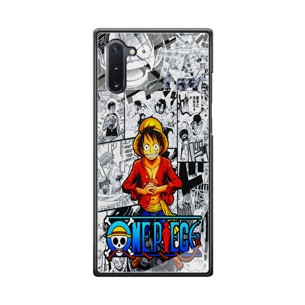 One Piece Luffy Comic Samsung Galaxy Note 10 Case
