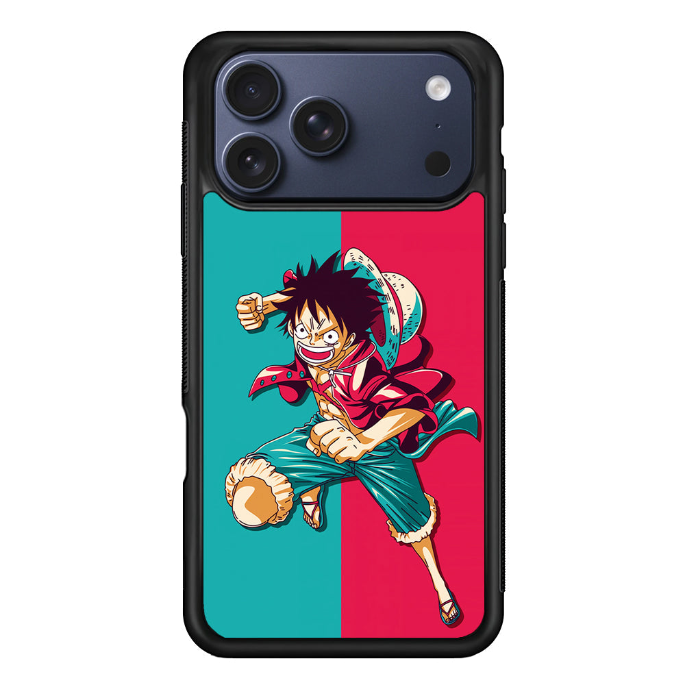 One Piece Luffy Red Blue iPhone 17 Pro Max Case - Altracase