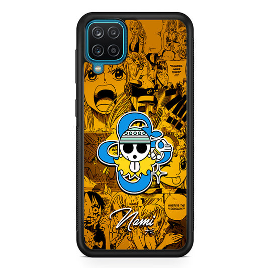 One Piece Nami Logo Comic Samsung Galaxy A12 Case