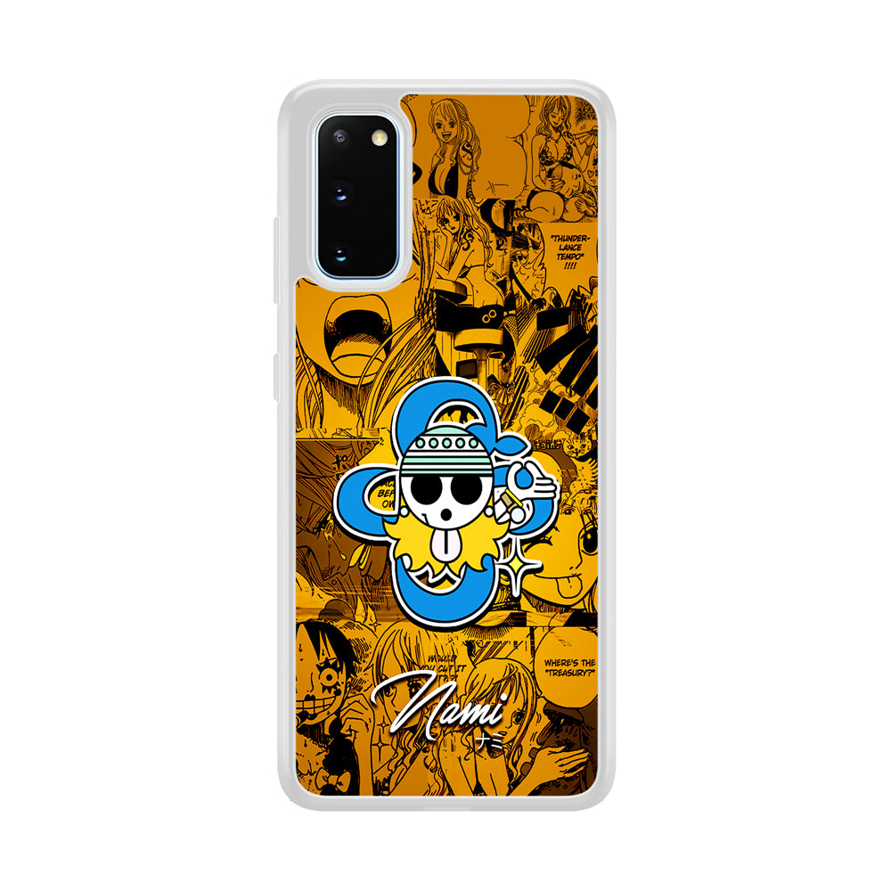 One Piece Nami Logo Comic Samsung Galaxy S20 Case